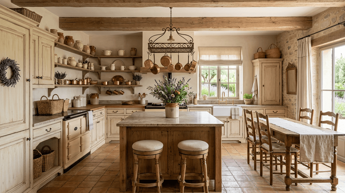 Virtuele home staging in Provencaalse stijl — Keuken