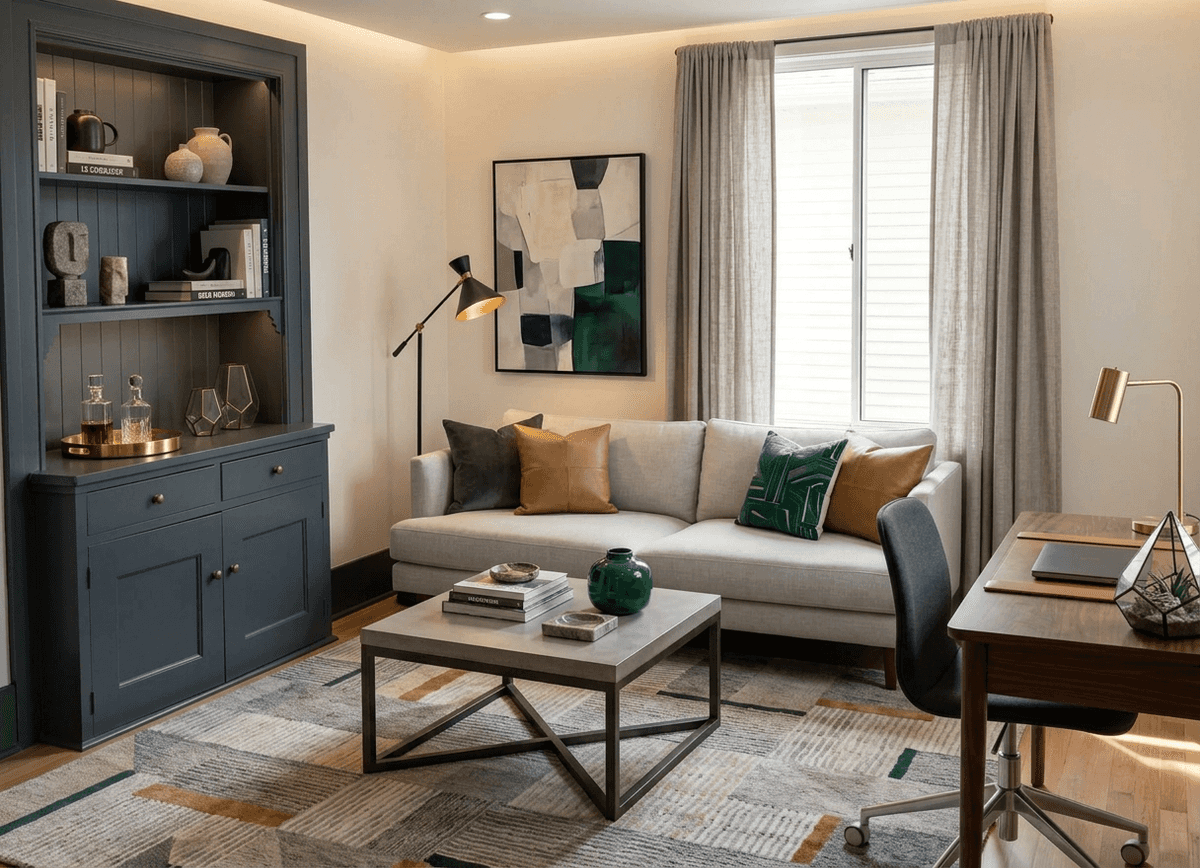 Home staging virtual estilo contemporáneo
