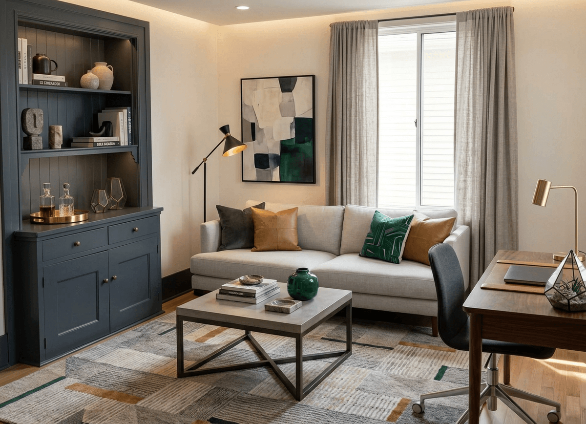 Contemporary style virtual home staging