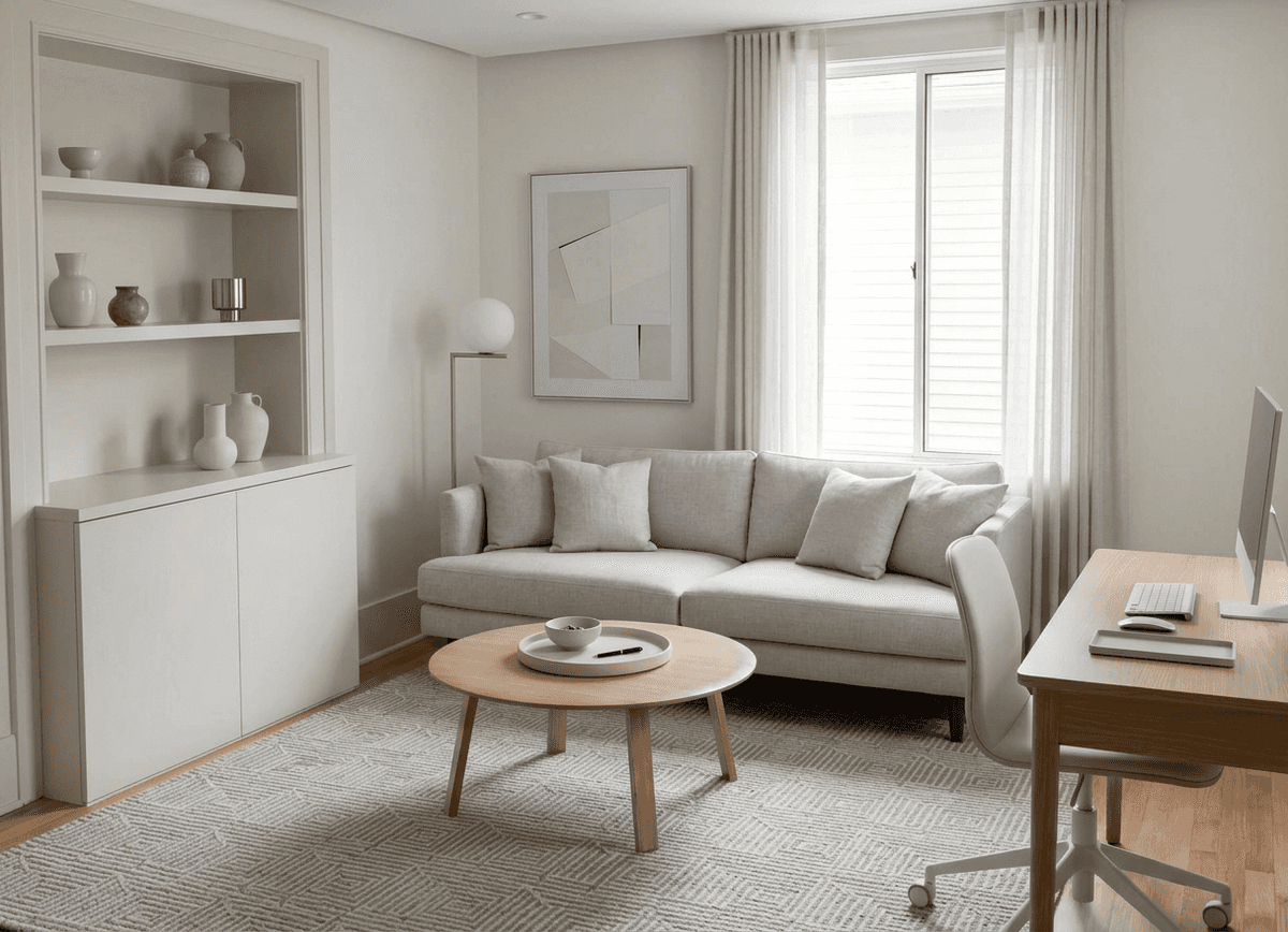 Home staging virtuel style moderne
