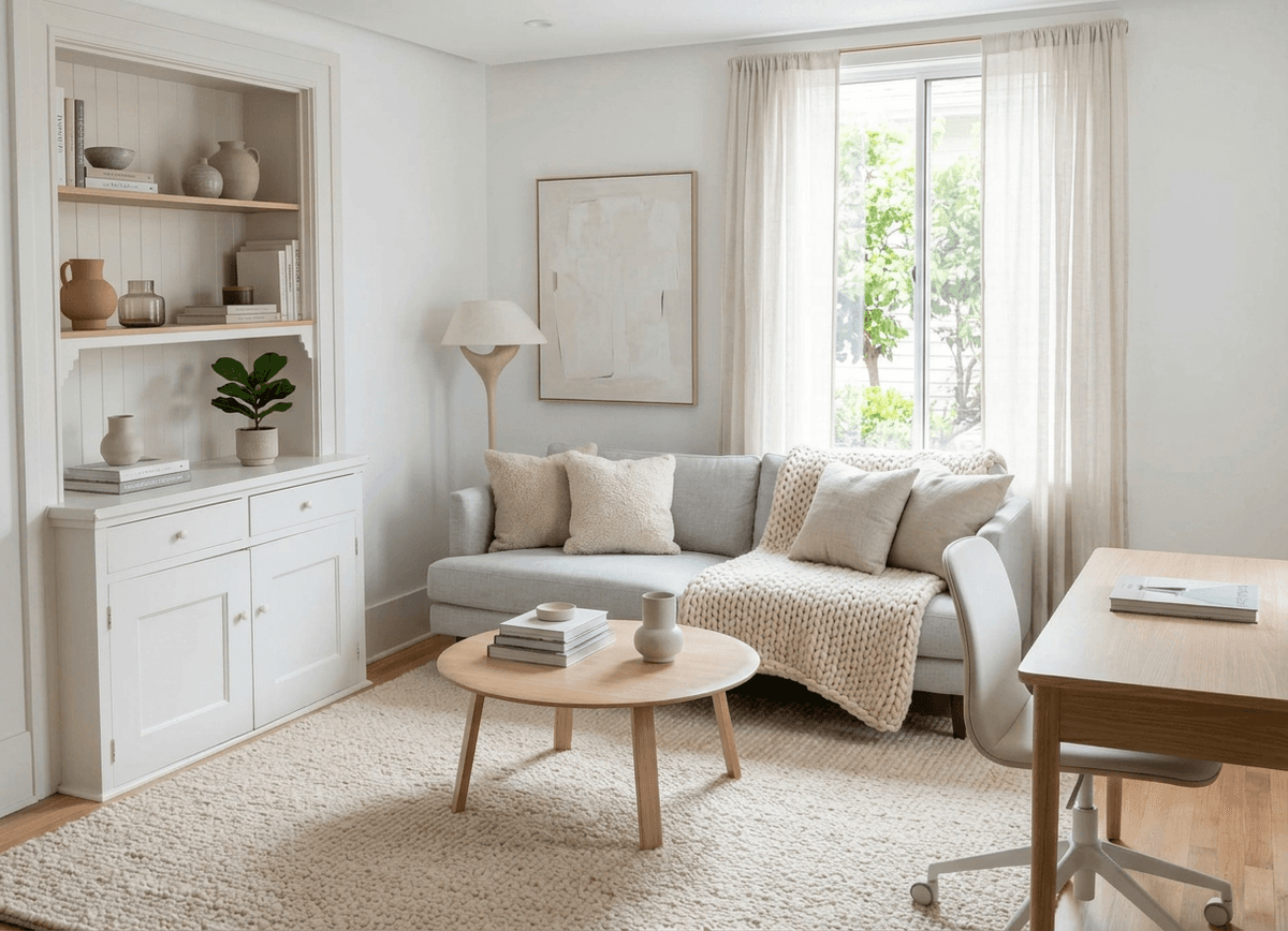 Scandinavian style virtual home staging