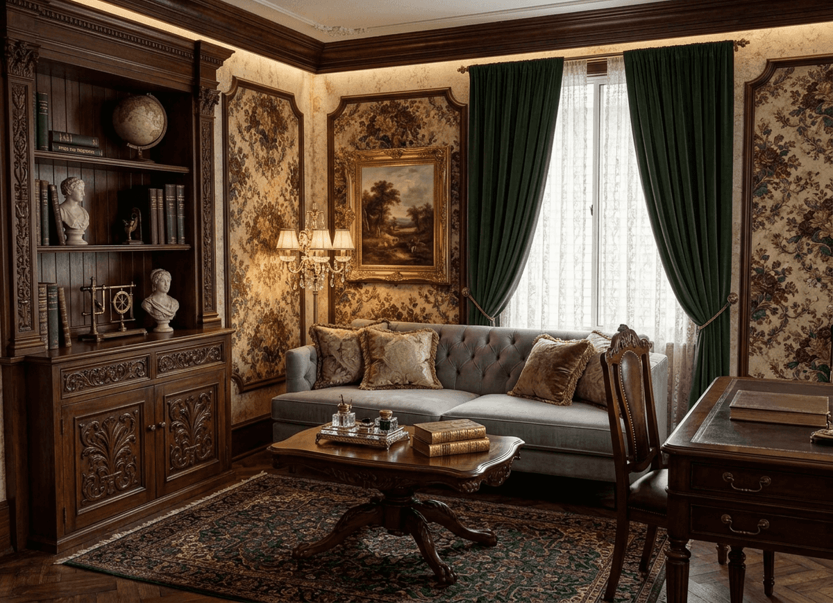 Home staging virtual estilo victoriano